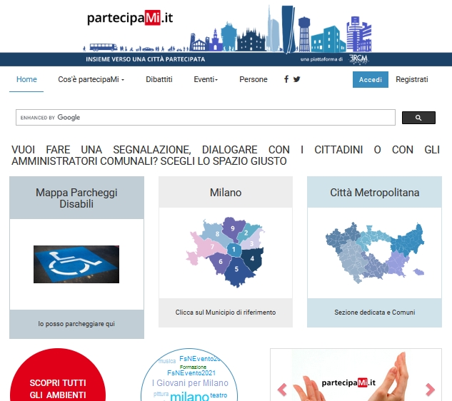 PartecipaMi, la (nuova) Rete Civica di Milano